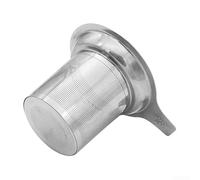 NbgrvB Infuseur à thé en acier inoxydable avec maille ultra fine, poignée pliable pour thé en vrac, pour théières et tasses, 11,5 x 7 x 9 cm
