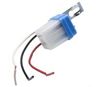 NbgrvB Interrupteur crépusculaire 220 V AC - Contrôle automatique jour et nuit - Pour lampes solaires de jardin - Boîtier en PVC 10 A