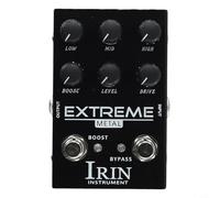 NbgrvB IRIN Overdrive Distortion Pédale d'effets pour guitare avec 10 bandes pour égaliseur, en alliage d'aluminium Stompbox d'entraînement de la guitare pour la performance, bleu A (A)