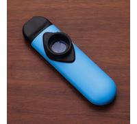 NbgrvB Kazoo Instrument de musique pour débutants Corps en métal avec membrane de rechange, Flûte à bouche portable pour fête, voyage et activités de loisirs Bleu