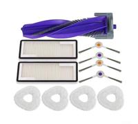 NbgrvB Kit Accessoires pour Narwal pour freo pour X Ultra J4 pour lite - Brosse Principale Rouleau Latérale et Chiffon Serpillière - Rechange Nettoyage pour sol Dur et Tapis