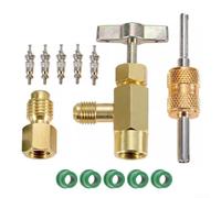 NbgrvB Kit Adaptateur Can Tap R134a pour vers pour r1234yf Laiton Robinet Perceur Bidon Climatisation pour voiture pour sae 1/4 Pouces