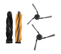 NbgrvB Kit d'accessoires de rechange pour aspirateur robot Dreame D20 Pro/D20 Pro Plus/RLD43SA/RLD43SD avec brosse à rouleau double et 2 brosses latérales