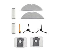 NbgrvB Kit d'accessoires de rechange pour aspirateur robot Dreame D20 Pro Plus comprenant brosses latérales, serpillères, filtres et sacs à poussière