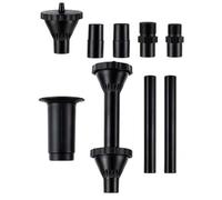 NbgrvB Kit de 9 buses de fontaine avec champignon à fleurs pour double pulvérisation, pulvérisateurs réglables en plastique pour pompe de bassin, jeu de fontaine de jardin