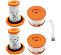 NbgrvB Kit de filtres HEPA pour Rowenta X-Force Flex 12.60-16.60 ZR009014(D | Compatible avec ZR009014, capture la poussière fine, design lavable, prolonge la durée de vie du moteur, lot de 4 pièces