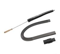 NbgrvB Kit de nettoyage pour grille d'aération de sèche-linge avec tuyau de 1,1 m et adaptateur pour aspirateurs NV350/NV351/NV352/NV353/NV360/NV500/NV501, embout suceur plat, noir