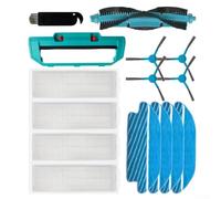 NbgrvB Kit de pièces de rechange pour Cecotec 3290/3390/3490/3590/3690/3790/3890 Ultra - Brosse à rouleaux, brosses latérales, filtres et outils de nettoyage