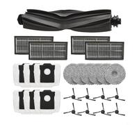 NbgrvB Kit de rechange pour aspirateurs robots MOVA P10 Pro et Ultra, brosse principale, brosses latérales, filtre HEPA, chiffon de nettoyage, sacs à poussière