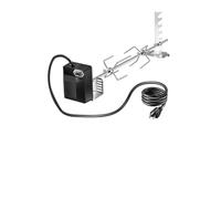 NbgrvB Kit de rôtissoire électrique automatique 304 pour acier inoxydable | Ensemble broche jusqu'à 73,7 cm avec moteur et fourchettes, longueur réglable, brochettes pour rôtir du poulet