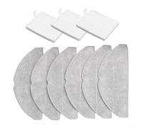 NbgrvB Kit de serpillère filtrante pour aspirateur robot Lubluelu L20 et Honiture V8 Pro, 3 filtres et 6 serpillères de rechange