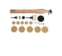 NbgrvB Kit d'outils de ponceuse à bol 55 pièces avec tampons auto-agrippants 2,5 cm et 5,1 cm disques de papier abrasif pour le travail du bois