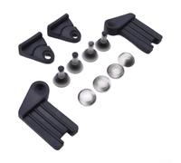 NbgrvB Kit Réparation Pare-Soleil Arrière pour bmw E46 E39 E38 - Pièce ABS Noire AP368644 pour Série 3 5 7