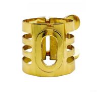 NbgrvB Ligature Clarinette Soprano Ténor Métal pour robuste Ajustable(Tenor Sax)