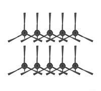 NbgrvB Lot de 10 brosses latérales de rechange pour aspirateur EZVIZ RE4/RE4 Plus/RE5/RE5 Plus, nylon + plastique, noir