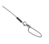 NbgrvB Lot de 12 bas de ligne invisibles en fluorocarbone pour pêche en eau salée et eau douce 9 à 36 kg avec boutons-pression abrasifs