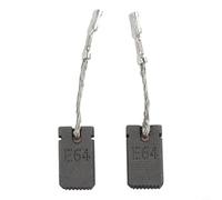 NbgrvB Lot de 2 balais de charbon de rechange pour outils électriques Bosch GWS 1000, GWS 14-125, PWS 10-125, PKS 66, alliage graphite et cuivre à faible étincelle
