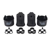 NbgrvB Lot de 2 boîtiers de batterie Li-ion 12 V 3S pour perceuse manuelle avec port fendu en plastique pour outil électrique avec 3 paquets de cellules (6 pièces)