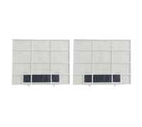 NbgrvB Lot de 2 filtres de rechange pour climatiseur général 1P 1,5 HP Split Systems anti-poussière pour unité intérieure 32 x 32 cm 34,3 x 27,3 cm