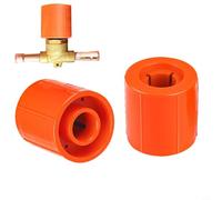 NbgrvB Lot de 2 interrupteurs testeur d'ouverture d'électrovanne magnétique pour vanne CVC de 15 mm et valves automobiles en plastique ABS orange
