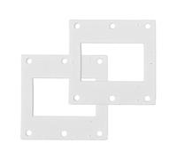 NbgrvB Lot de 2 joints en fibre pour échangeurs de chaleur Haas+Sohn 4,17 5,17 4,19 5,19 HSP1-2 - 12 cm de large et 0,5 cm de haut - Blanc