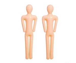 NbgrvB Lot de 2 mannequins gonflables d'Halloween pour maison hantée - Accessoire de film d'horreur - Décoration de pelouse - 1,5 m