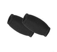 NbgrvB Lot de 2 protège-mentons pour casque de football - Absorption des chocs - Noir