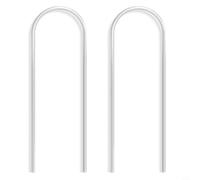 NbgrvB Lot de 2 treillis en acrylique transparent en forme de U, 35 cm, cadre de support d'escalade Hoya Pothos Ivy Monstera, piquet de jardin intérieur ou extérieur