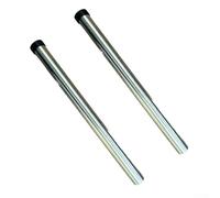NbgrvB Lot de 2 tubes d'extension en acier inoxydable pour aspirateurs Karcher NT 25/1 Apall DN40 32 mm