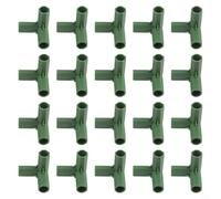 NbgrvB Lot de 20 connecteurs de cadre de serre de 11 mm, pour joints de support de jardin en polypropylène, joints de tuyaux en PVC, raccords de support résistants au vent (A)
