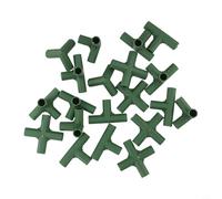 NbgrvB Lot de 20 connecteurs de cadre de serre de 11 mm, pour joints de support de jardin en polypropylène, joints de tuyaux en PVC, raccords de support résistants au vent (mélange)