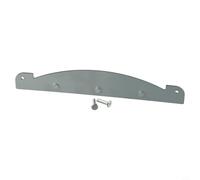 NbgrvB Lot de 3 plaques de diffuseur de chaleur en acier avec déflecteur thermique pour barbecue PitBoss Austin XL Series PB1100 1000 XL - Argenté/noir