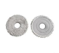 NbgrvB Lot de 4/8 lingettes réutilisables en microfibre pour aspirateur robot MaxV Qrevo Pro, tampons de rechange lavables, nettoyage doux sans frottement pour sols durs