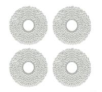 NbgrvB Lot de 4 chiffons de rechange lavables pour aspirateur compatible 11090 avec microfibre pour robot Mop Conga