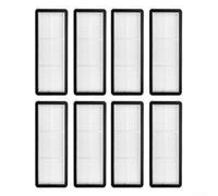 NbgrvB Lot de 4 filtres haute efficacité pour Roborock pour Q Revo Series MaxV pour Pro Curv Edge S5X S5A QV35A QV35S S5V Robot Aspirateur Pièces Lavables Purificateur d'air 4 pcs (8 pièces)