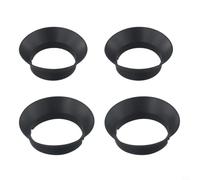 NbgrvB Lot de 4 pièces de moulin à café pour prévention des fuites | Compatible avec Baratza pour Virtuose, arrête les interférences du moteur, joint en caoutchouc noir, fonction de meulage