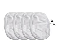 NbgrvB Lot de 4 serpillères en microfibre pour nettoyeur vapeur Morphy Richards 70495 720021 720023 720502, lavables, réutilisables, pour sols en bois dur, carrelage, céramique, pierre