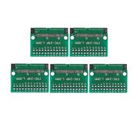 NbgrvB Lot de 5 adaptateurs de connecteur FFC FPC 24 broches pour câble flexible plat, convertisseur PCB avec design double face