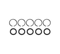 NbgrvB Lot de 5 bagues de retenue avec joint torique 1/2", 3/8", 1", 1", pour outils pneumatiques standard 46085