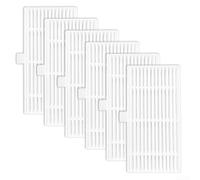 NbgrvB Lot de 6 filtres de rechange pour aspirateur robot Nedis WIFIVCR001CBK WIFIVCB01, blanc, pour modèles WIFIVCR001CBK et WIFIVCB01