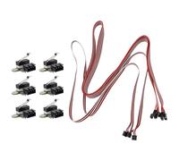 NbgrvB Lot de 6 interrupteurs de fin de course miniatures avec câble 3 broches de 1 m 3018-PROver/3018-MX3/3018-PROv, type momentané normalement fermé, 125 VAC 1 A
