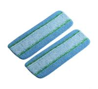 NbgrvB Lot de 6 tampons en microfibre améliorés pour balai pulvérisateur Libman Freedom, réutilisables et lavables en machine, 40,6 x 13,3 cm, bleu