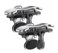 NbgrvB Manette de jeu mobile PC 6 doigts réponse rapide | Disposition à six doigts, boutons haute sensibilité, contrôle précis de la prise de vue, compatible avec PUBG et COD Mobile
