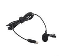 NbgrvB Micro revers pour Insta360 X4 X3 X2 Microphone à condensateur externe antibruit Audio pour caméra d'action Smartphone Création de contenu Câble de 1,5 m (pour X3/X2)
