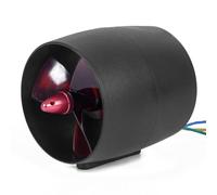 NbgrvB Moteur sous-marin étanche 400 W sans balais pour bateau à appâts télécommandés, moteur de propulsion 12-24 V avec poussée de 5 kg, plastique + métal, noir dans le sens contraire des aiguilles