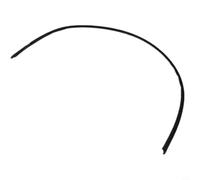NbgrvB Moulure de pare-brise avant supérieure - Bande d'étanchéité en verre extérieur pour BMW E90 E91 E60 2005-2012 - Bande d'étanchéité en verre ABS noir - Remplace OEM 51317061967