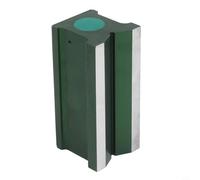 NbgrvB Niveau de barre mécanique pour jauge d'inspection, niveau de bande avec base mise à la terre et rainure en V, pour nivellement industriel et tâches de mesure sensibles (100 mm)