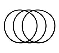 NbgrvB O-for Ring Kit de systèmes de filtre de piscine - pour modèles CC50, CC75, CC100, CC125, CC150, CC175, CC200 - Joint 10 x 10 x 3 cm, noir 3 pièces