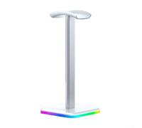 NbgrvB Oreillette LED pour support 230 mm de haut - Noir ou blanc - Pour | Bouton de contrôle tactile, lumière de respiration 7 couleurs, alimentation USB, améliore la configuration du jeu
