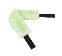 NbgrvB Outil de nettoyage multifonction en microfibre avec suceur plat pliable pour roues d'aération et détails intérieurs de voiture - 36,5 x 8,9 cm (vert)